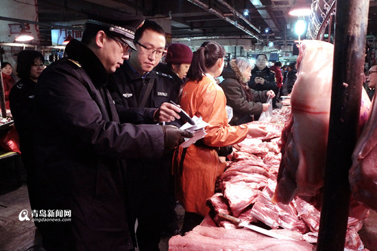 安慶:肉類是否注水 一測便知分曉 安慶:肉類是否注水 一測便知分曉
